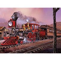5D „pasidaryk pats“ deimantinis tapybos traukiniu siuvinėjimas mozaikos kryželiu krištolinio akmens dekoras 20X30CM gray
