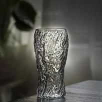 Creative Hammer Pattern Skaidrus stiklas Vyno stiklo Alaus puodelis Sulčių puodelis Vandens puodelis gray