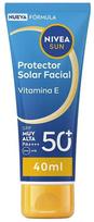 Kremas įdegio priežiūrai veidui Nivea Sun Protector Solar Facial SPF50+, 40 ml