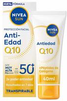 Kremas įdegio priežiūrai veidui Nivea Sun Q10 SPF50+, 40 ml