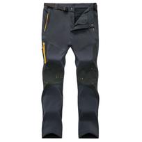 Lauko sporto poros Assault Pants vyriškos vilnos šiltos Soft Shell žygio kelnės L tamsiai pilka spalva
