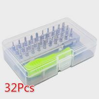 Įrankių taisymas 32 viename atsuktuvų rinkinys Precision Mini Magnetinis atsuktuvo antgalių rinkinys Telefono mobiliosios IPad kameros priežiūra 32Pcs/set gray