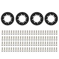 RC Beadlock Wheel Rim Replacement Ring 4PCS Compatible with 1/10 TRX4 SCX10 90046 90047 RC Car type 5 juoda