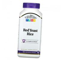 Red fermented rice, Red Yeast Rice, 21st Century 150vegcaps (71440018) 150vcaps