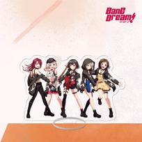 Anime Acrylic Stand Action Figure Toy BanG Dream PVC Laser Desktop Toyama Kasumi Hanazono Tae Ushigome Rimi Stand Model