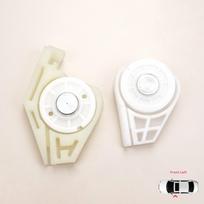 EWR5392+EWR1063 Elektrinio lango keltuvo kampiniai spaustukai, ratukų rinkinys 51718404 Priekinės kairės durys Fiat Doblo Cargo MK1 119