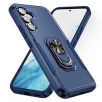 Patogus stovo laikiklio žiedinis dėklas, skirtas Samsung Galaxy A54 5g A14 A132 A33 A53 A73 A52 A52s S23 Ultra S22 Plus S21 S20 Fe 5g for A13 5G SM-A136 tamsiai mėlyna spalva
