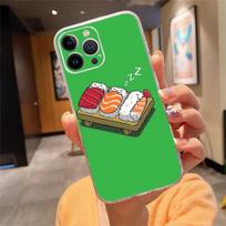 Phone Case For Iphone 14 13 12 11 Pro Max Xs Max Xr X 12mini 14 Plus Se Sushi Case Funda Capa Cell iPhone 12
