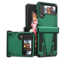 Hard Protection Cell Phone Folding Case For Samsung Galaxy Z Flip 4 5g Flip4 Zflip4 Non -Fingerprint Coque For Samsung Z Flip4 for Samsung Z Flip 4 violetinė