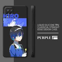 Cute Zero Two Case For Samsung Galaxy A70 A71 A31 A02 A51 A01 A21s A11 A50 A03s A20 Square Liquid Cover Matte Shell Silicone Samsung A71 4G