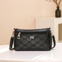 Yogodlns Fashion PU Leather Women Crossbody Shoulder Bags Large Capacity Phone Purse Mama Shopping Bag Messenger Bag Clutch 23*8*14cm raudona