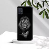 Dėklas, skirtas Samsung A91 A72 A71 A52 A51 A42 A41 A32 A31 A21 EU A21s A12 A11 A02s A02 A01 Viršelis Fundas Shell Lions Samsung A91 black