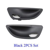 Interjero Kairė Dešinė Durų Atidarymo Rankenėlės Dubenėlio Dangtelio Panelės Apdailos Pakeitimo Rinkinys BMW 5 Serijai F10 F11 F18 520i 523i Oyster 2pcs Set gray