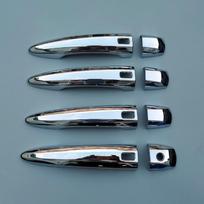 Side Door Handle Bowl Grab Cover Trim For Nissan X-trail e:POWER 2022 Rogue T33  ABS Chrome / Carbon Look Exterior Kit 01 gray