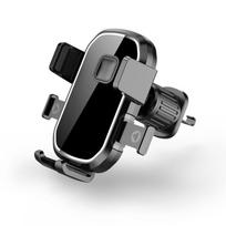 Universal Car Gravity Phone Holder Air Vent Hook Clip for iPhone Xiaomi Samsung Mobile Phone Stand In Car Mount Support 1 PC gray