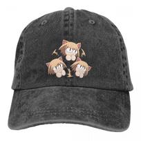 Skrybėlaitė be snapelio Unisex Baseball Cap Meme Trucker Snapback Kepuraitė Tėčiui Neco Arc NECOARC Katės Golfo Kepurės One Size