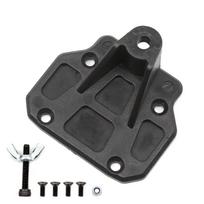 Metalinės atsarginės padangos laikiklio atsarginės padangos laikiklio ratas su LED lemputės pakeitimu, skirtu Axial SCX10 III Jeep NO LED Light juoda