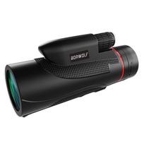 16x50 monokulinis teleskopas Hd Bak4 prizminis taikiklis su telefono spaustuku trikojis medžioklei paukščių stebėjimo teleskopas Monocular black