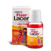 Lacer Fluoride 0,2 Braškių burnos skalavimo skystis 100ml white