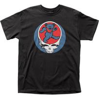Grateful Dead Stealie With Dancing Bear Suaugusiųjų roko muzikos unisex marškinėliai S