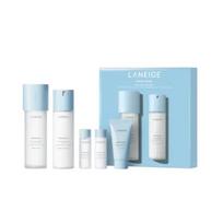 LANEIGE Water Bank Blue Hyaluronic Essence tonikas ir emulsija su atsitiktiniu mėginiu(3EA) RINKINYS mišriai ir riebiai odai 1SET