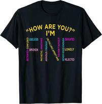 I'm F ne tal Health Awareness Supporter Puikūs unisex marškinėliai S