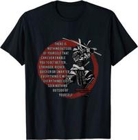 Miyamoto Musashi Samurai Quote Unisex marškinėliai XXXXL black