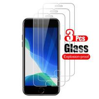 3Pcs For iPhone SE 2022 2020 Tempered Glass Screen Protector Shield For Apple iPhone 6 6S 7 8 Plus Protective Glass Film 9H Huawei P Smart 2019 gryna
