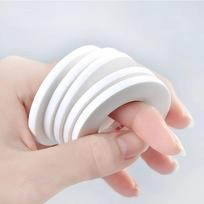 10 ritinėlių/rinkinys 4 mm pločio blakstienų priauginimo juosta makiažui kvėpuojanti lengvai plėšoma mikroporinė juosta profesionali blakstienų juosta 10 roll white