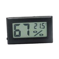 Mini LCD skaitmeninis higrometras temperatūros belaidis termometras Drėgmės matuoklis juoda