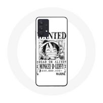 Coque pour Samsung Galaxy A32 5G One Piece Manga affiche de recherche Blanche balta