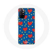 Coque pour Xiaomi Redmi Note 11s 5G BTS Bangtan Garçons BT21 TATA de V Fond Bleu mėlyna