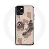 Coque iphone 13 pro dessin de chien chihuahua