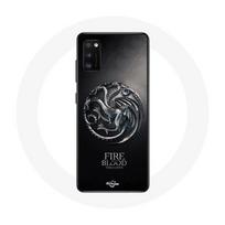Case - Game Of Thrones - Galaxy A41 - Targaryen of fire and blood - Soft - Smartphone protection