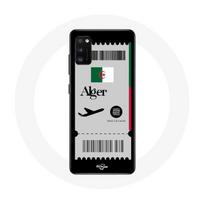 Case - Samsung - Galaxy A41 - Plane ticket - Soft - Black