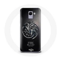 Coque pour Samsung Galaxy A8 2018 Game Of Thrones Targaryen de feu et de sang