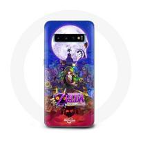 Coque pour Samsung Galaxy S10 La légende du Masque de Majora Zelda Jeux Vidéo