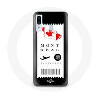 Coque pour Samsung Galaxy A20 Billet d'avion Montréal Canada