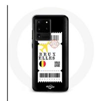 Coque pour Samsung Galaxy S20 Ultra Billet d'avion Bruxelles Belgique