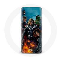Coque pour Samsung Galaxy A10 Avengers film de super héros