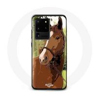 Coque pour Samsung Galaxy S20 Ultra Quarter Horse Marron Race de cheval ruda