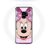 Coque pour Samsung Galaxy S9 plus Minnie Mouse Dessin animé rose rožinė