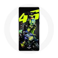 Coque pour Samsung Galaxy Note 9 Valentino Rossi motoGP 46 Pilote de vitesse