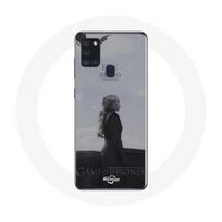 Coque pour Samsung Galaxy A21S Game of Thrones Saison 8 Daenerys Targaryen feu et sang Le Trône de F