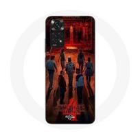 Coque pour Xiaomi Redmi Note 11 4G Stranger Things Affiche Equipages Fan Art Saison 4
