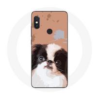 Coque pour Xiaomi Redmi Note 5 Pro Épagneul japonais Noir et Blanc Race de chiens