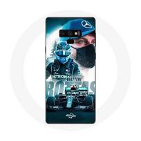 Coque pour Samsung Galaxy Note 9 Formule 1 Valtteri Bottas pilote automobile finlandais