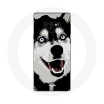 Coque pour Samsung Galaxy Note 9 Husky de Sibérie Yeux Bleus