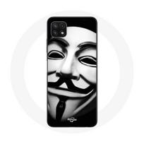 Coque pour Samsung Galaxy A22 5G Nous Sommes Légion Masque Anonyme