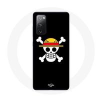 Coque pour Samsung Galaxy S20 FE One Piece Manga Tete de Mort Fond Noir